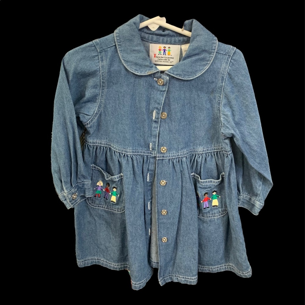 Newton Trading Co. vintage, long sleeve, cotton dress